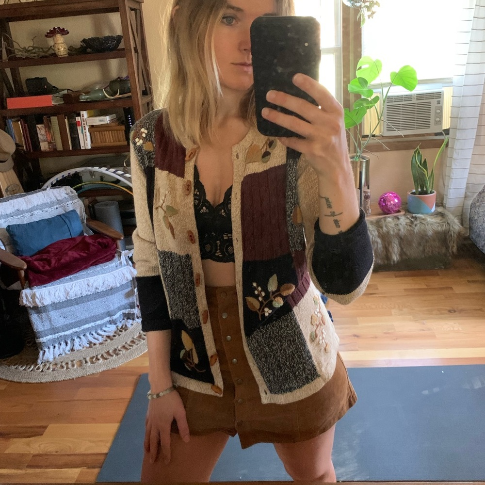 Vintage preppy cardigan